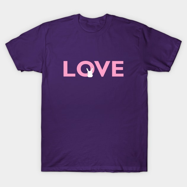 Love Bunny pink T-Shirt by Namarqueza